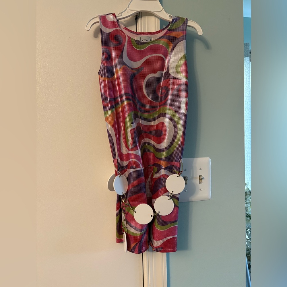 Chasing Fireflies Groovy 70’s Costume Girl’s Size 6 , comes with all accessories